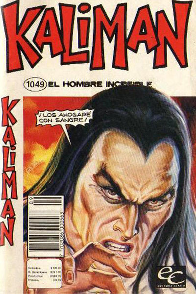 Cover for Kaliman (Editora Cinco, 1976 series) #1049
