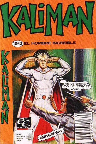 Cover for Kaliman (Editora Cinco, 1976 series) #1060