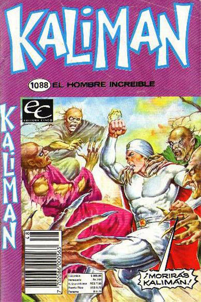 Cover for Kaliman (Editora Cinco, 1976 series) #1088