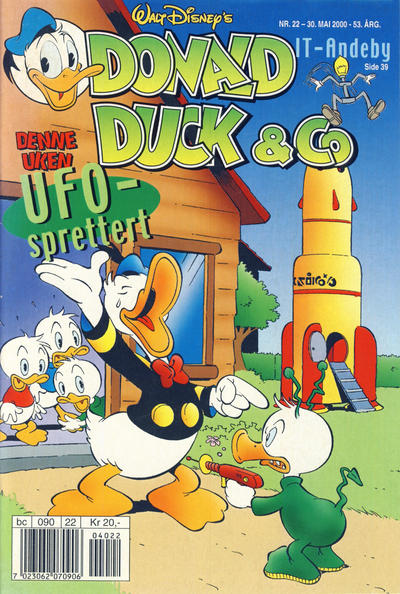 Cover for Donald Duck & Co (Hjemmet / Egmont, 1948 series) #22/2000