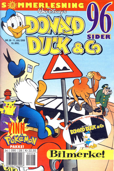 Cover for Donald Duck & Co (Hjemmet / Egmont, 1948 series) #28/2000