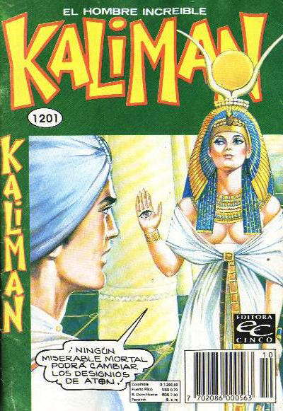 Cover for Kaliman (Editora Cinco, 1976 series) #1201