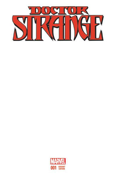 Cover for Doctor Strange (Marvel, 2015 series) #1 [Blank Cover Variant]