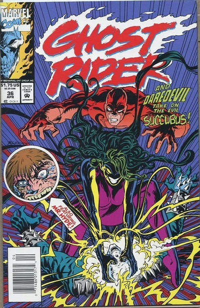 Cover for Ghost Rider (Marvel, 1990 series) #36 [Newsstand]