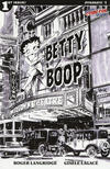 Cover Thumbnail for Betty Boop (2016 series) #1 [Midtown Comics Black and White Exclusive]
