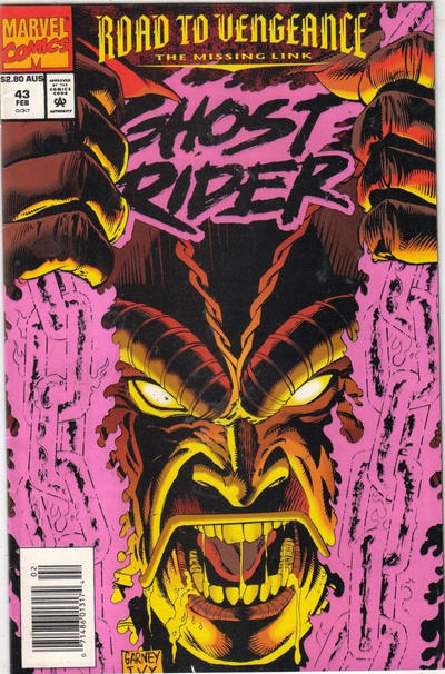 Cover for Ghost Rider (Marvel, 1990 series) #43 [Australian]