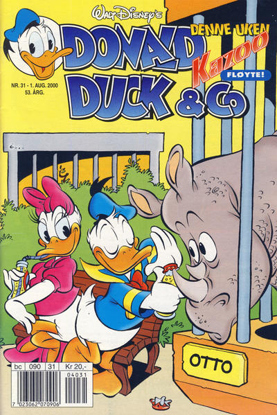 Cover for Donald Duck & Co (Hjemmet / Egmont, 1948 series) #31/2000