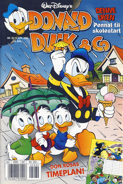 Cover for Donald Duck & Co (Hjemmet / Egmont, 1948 series) #32/2000