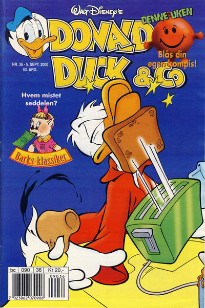 Cover for Donald Duck & Co (Hjemmet / Egmont, 1948 series) #36/2000