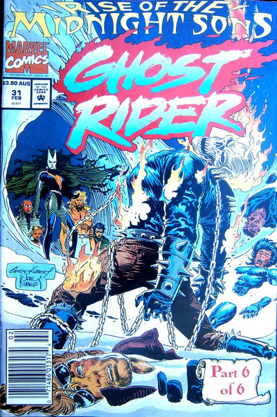 Cover for Ghost Rider (Marvel, 1990 series) #31 [Australian]