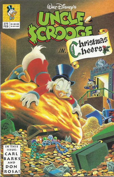 Cover for Walt Disney's Uncle Scrooge (Disney, 1990 series) #275 [Direct]