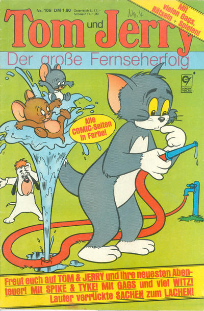 Cover for Tom & Jerry (Condor, 1976 series) #105