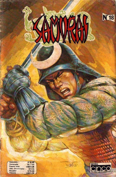 Cover for Samurai (Editora Cinco, 1980 series) #18