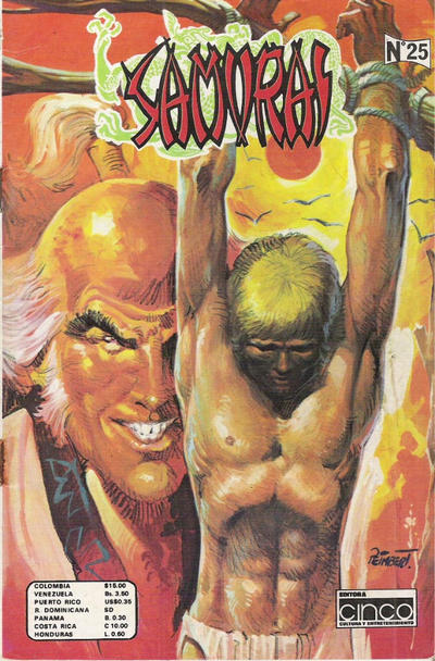 Cover for Samurai (Editora Cinco, 1980 series) #25