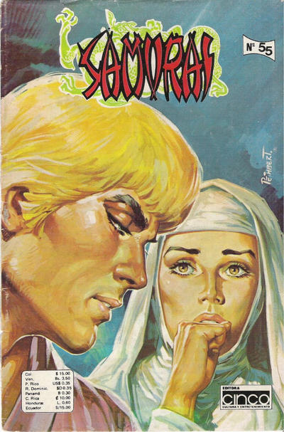 Cover for Samurai (Editora Cinco, 1980 series) #55