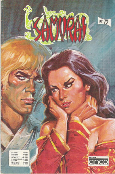 Cover for Samurai (Editora Cinco, 1980 series) #72