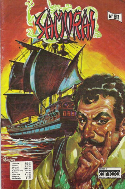 Cover for Samurai (Editora Cinco, 1980 series) #91