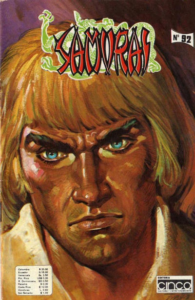 Cover for Samurai (Editora Cinco, 1980 series) #92