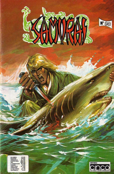 Cover for Samurai (Editora Cinco, 1980 series) #98