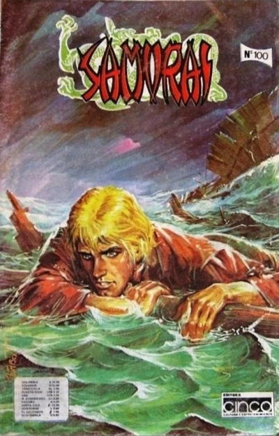 Cover for Samurai (Editora Cinco, 1980 series) #100