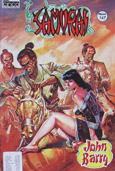 Cover for Samurai (Editora Cinco, 1980 series) #147