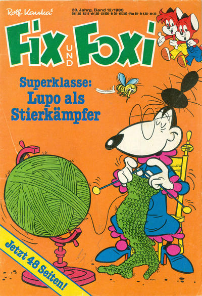 Cover for Fix und Foxi (Pabel Verlag, 1953 series) #v28#12