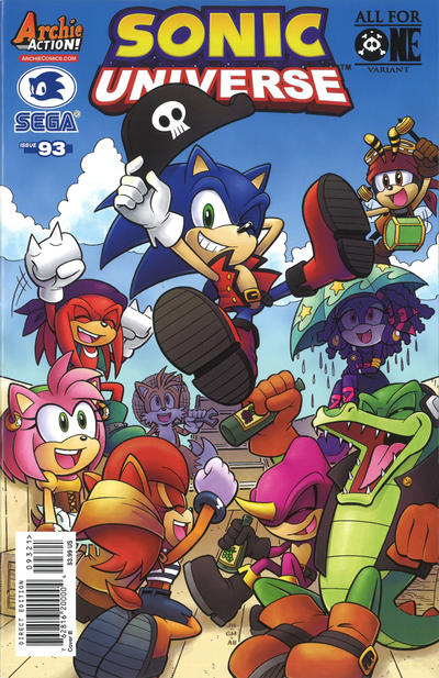 Cover for Sonic Universe (Archie, 2009 series) #93 [Cover B Jennifer Hernandez]