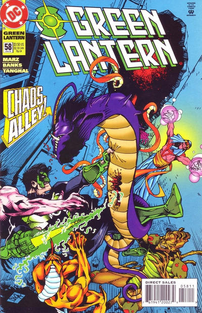 Cover for Green Lantern (DC, 1990 series) #58 [Direct Sales]