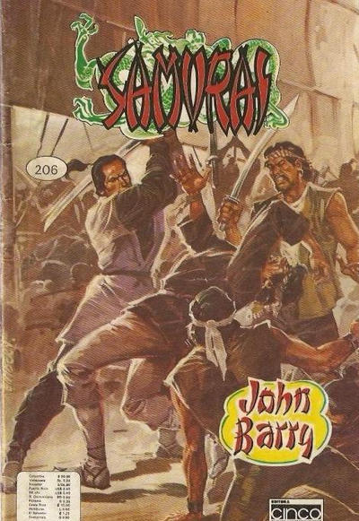 Cover for Samurai (Editora Cinco, 1980 series) #206