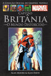 Cover for A Coleção Oficial de Graphic Novels Marvel (Salvat, 2013 series) #3 - Capitão Britânia: O Mundo Distorcido