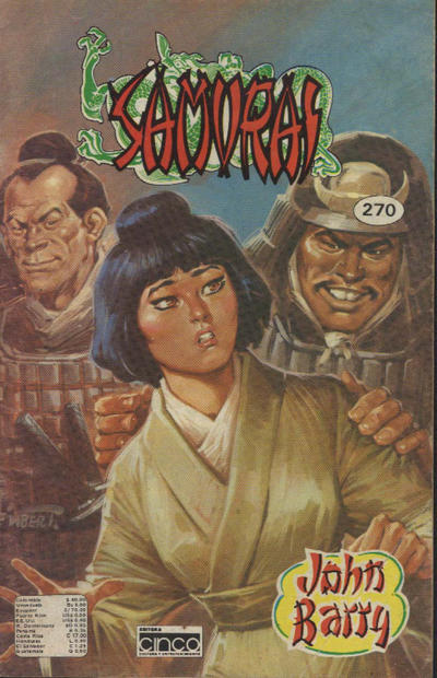 Cover for Samurai (Editora Cinco, 1980 series) #270