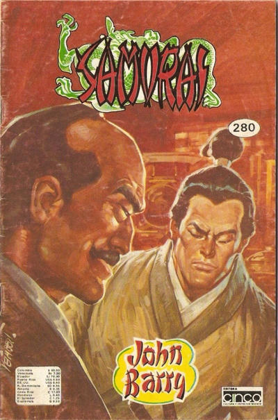 Cover for Samurai (Editora Cinco, 1980 series) #280