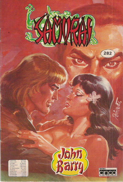 Cover for Samurai (Editora Cinco, 1980 series) #282