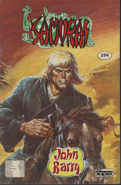 Cover for Samurai (Editora Cinco, 1980 series) #296