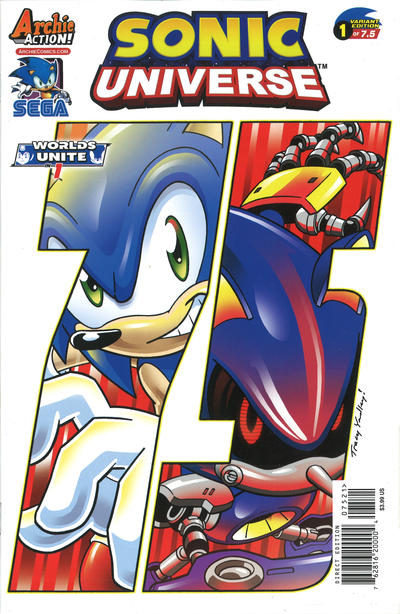 Cover for Sonic Universe (Archie, 2009 series) #75 [Tracy Yardley Variant Cover]