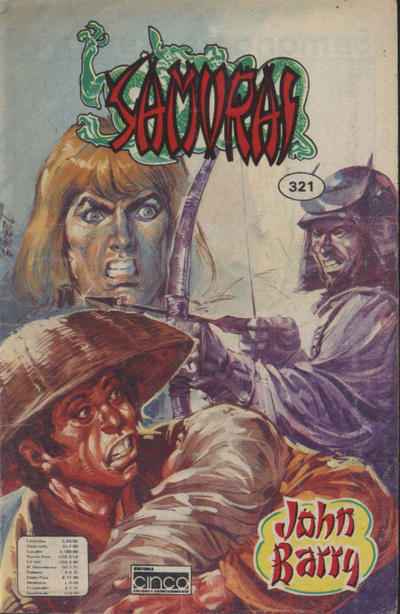 Cover for Samurai (Editora Cinco, 1980 series) #321