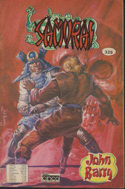Cover for Samurai (Editora Cinco, 1980 series) #325