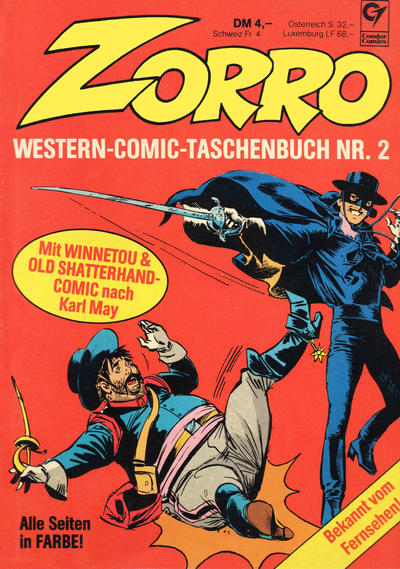 Cover for Zorro (Condor, 1978 series) #2