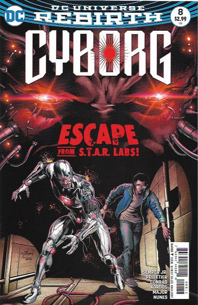 Cover for Cyborg (DC, 2016 series) #8 [Will Conrad Cover]