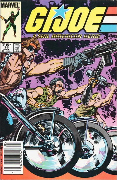 Cover for G.I. Joe, A Real American Hero (Marvel, 1982 series) #35 [Newsstand]