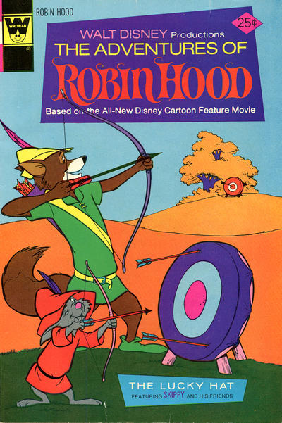 Cover for Walt Disney Productions the Adventures of Robin Hood (Western, 1974 series) #4 [Whitman]