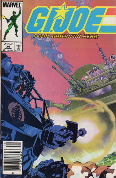 Cover for G.I. Joe, A Real American Hero (Marvel, 1982 series) #36 [Newsstand]