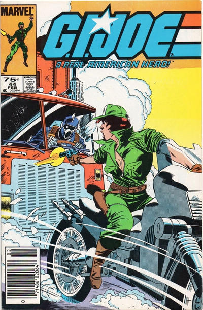 Cover for G.I. Joe, A Real American Hero (Marvel, 1982 series) #44 [Newsstand]