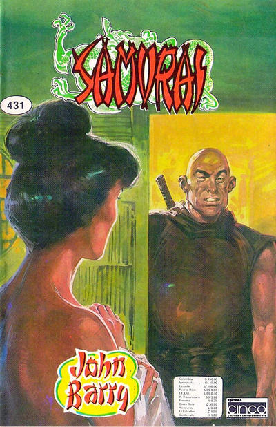 Cover for Samurai (Editora Cinco, 1980 series) #431