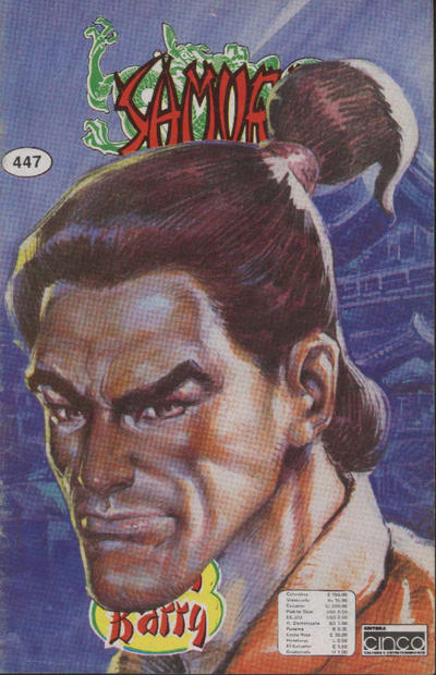 Cover for Samurai (Editora Cinco, 1980 series) #447