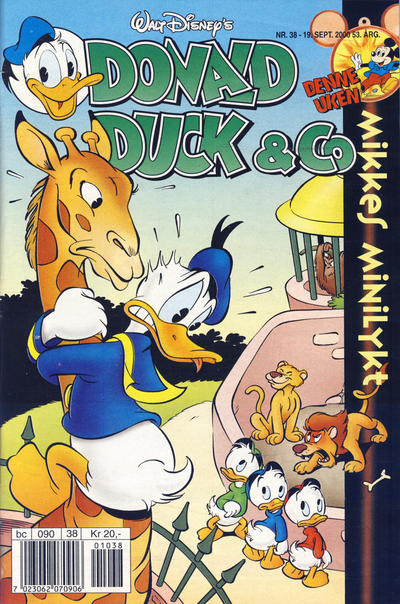 Cover for Donald Duck & Co (Hjemmet / Egmont, 1948 series) #38/2000