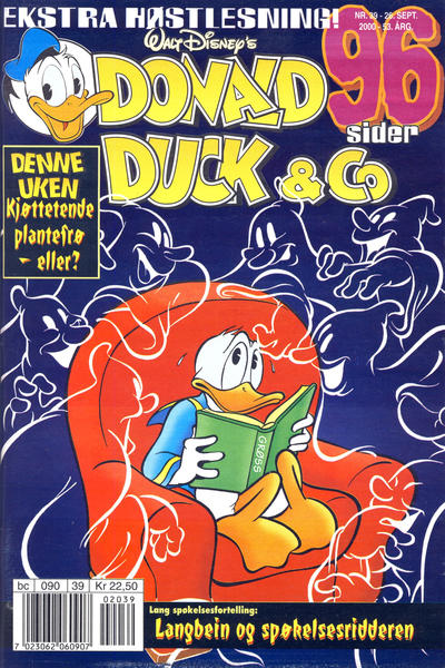 Cover for Donald Duck & Co (Hjemmet / Egmont, 1948 series) #39/2000