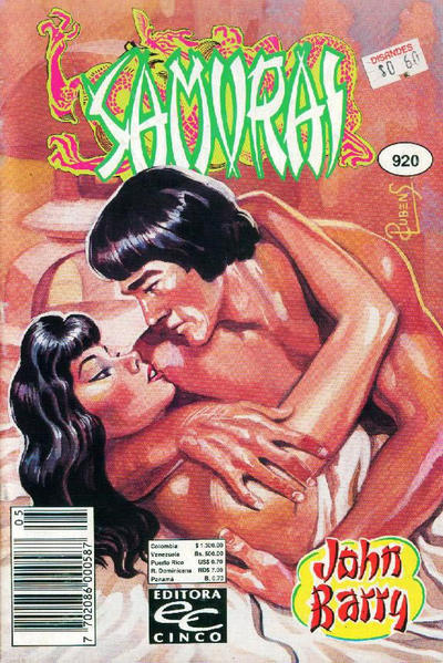 Cover for Samurai (Editora Cinco, 1980 series) #920