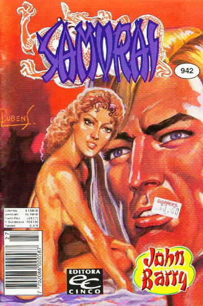 Cover for Samurai (Editora Cinco, 1980 series) #942