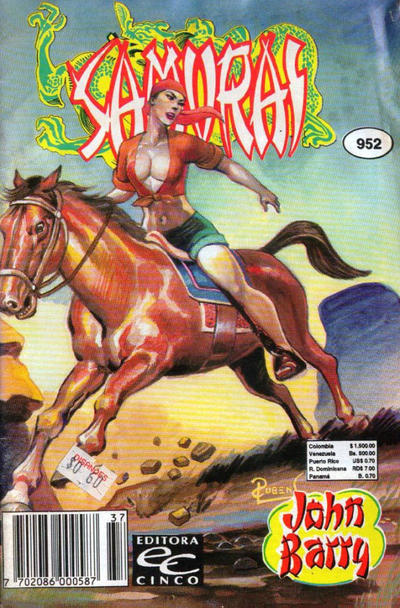 Cover for Samurai (Editora Cinco, 1980 series) #952